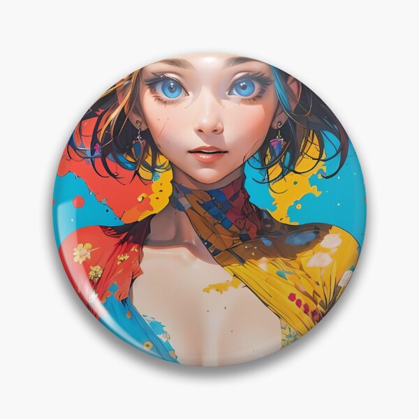 Item preview, Aesthetic Anime Girl Painting designed and sold by JohnTitor2023.