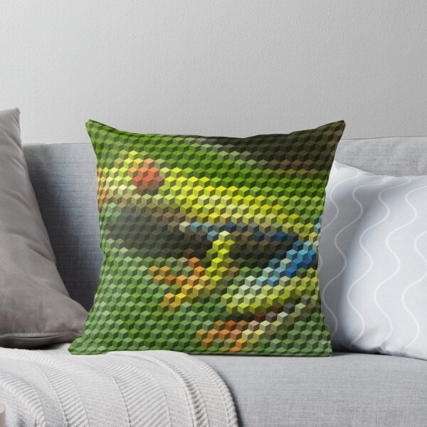 Item preview, Frog 3D Cubes Low Poly Art designed and sold by SpiroJo.
