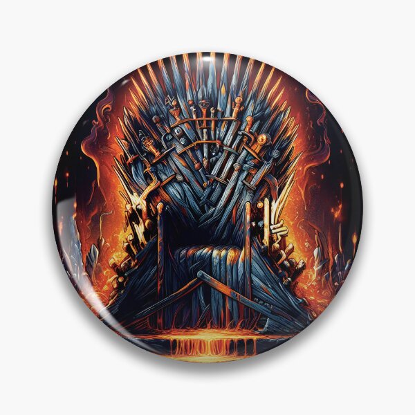 Item preview, iron throne melted by fire, game of thrones origin designed and sold by sendalunar.