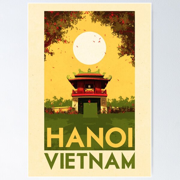 Item preview, Travel Posters - Hanoi Vietnam designed and sold by ruiricardo.