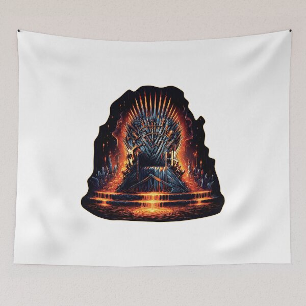 Item preview, iron throne melted by fire, game of thrones origin designed and sold by sendalunar.
