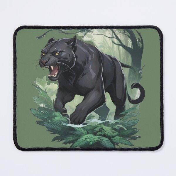 Item preview, Black Panther in the jungle designed and sold by WildArtista.