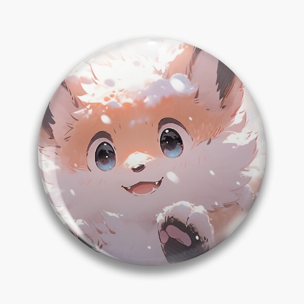 Item preview, Marvelous Anime Winter Red Fox: designed and sold by ArtsyChaosArt.