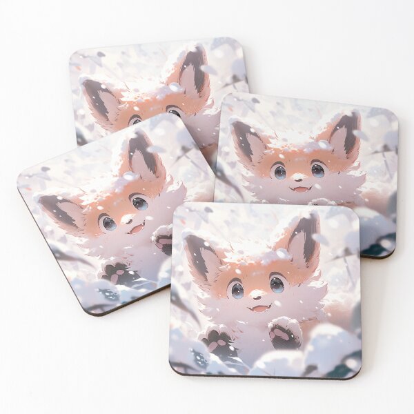 Item preview, Marvelous Anime Winter Red Fox: designed and sold by ArtsyChaosArt.