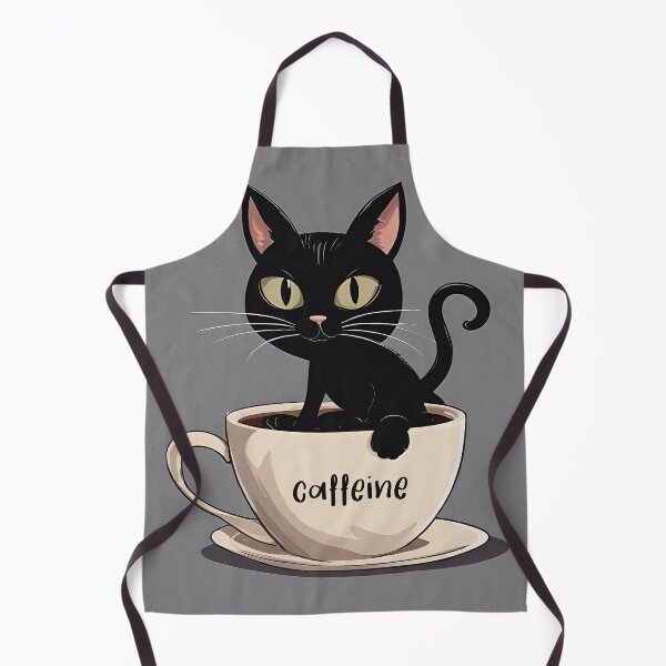 Item preview, Caffeine Cat art designed and sold by inkArtistryfine.