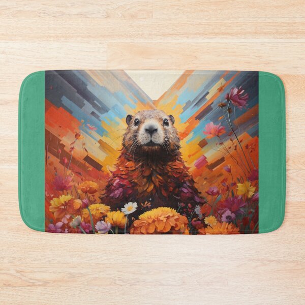 Item preview, groundhogs in spring t-shirts designed and sold by pencil-art98.