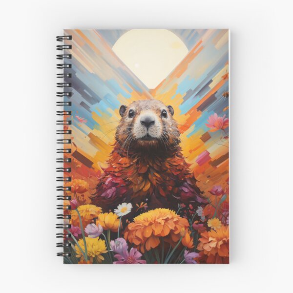 Item preview, groundhogs in spring t-shirts designed and sold by pencil-art98.