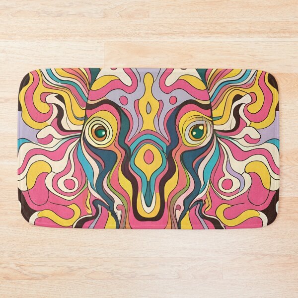 Item preview, Psychedelic Wildlife 4: Cartoon Animal Illustration in Neon Splash Art designed and sold by Kulpi6147.
