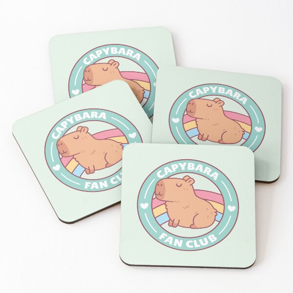 Item preview, Cute Capybara Fan Club designed and sold by rustydoodle.