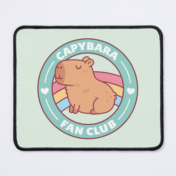 Item preview, Cute Capybara Fan Club designed and sold by rustydoodle.