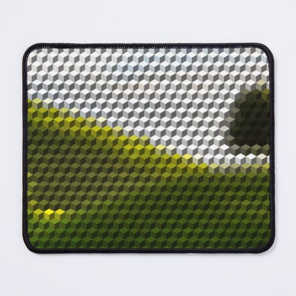 Item preview, Trees Green Hill 3D Cubes Low Poly Art designed and sold by SpiroJo.