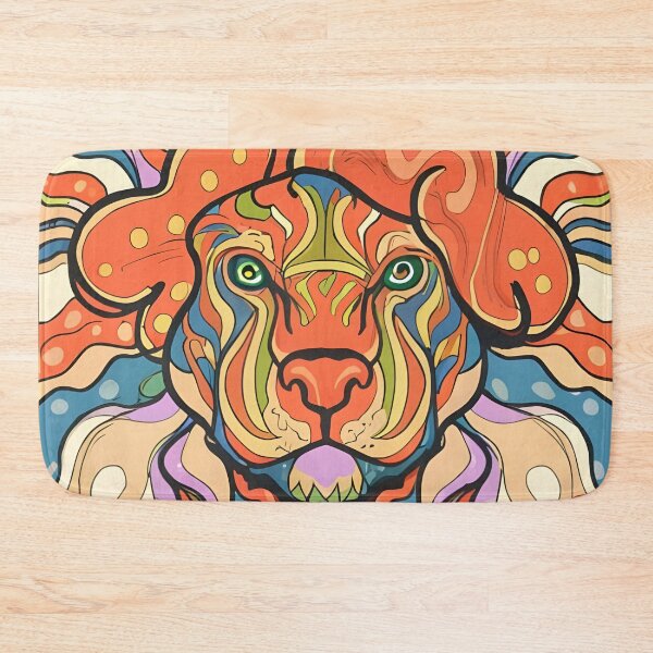 Item preview, Psychedelic Wildlife 5: Cartoon Animal Illustration in Neon Splash Art designed and sold by Kulpi6147.