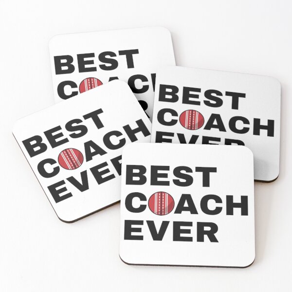 Item preview, Best Coach Ever Cricket - Black designed and sold by GymWearDepot.