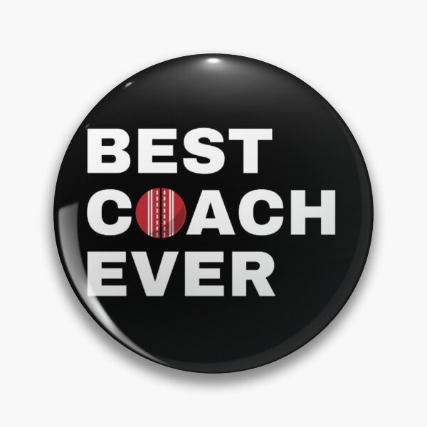 Item preview, Best Coach Ever Cricket - White designed and sold by GymWearDepot.
