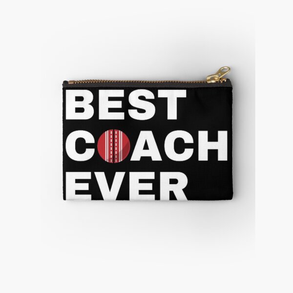 Item preview, Best Coach Ever Cricket - White designed and sold by GymWearDepot.