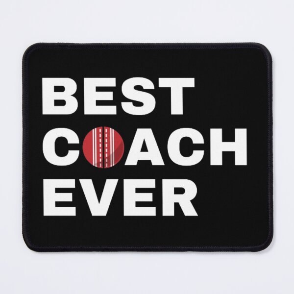 Item preview, Best Coach Ever Cricket - White designed and sold by GymWearDepot.