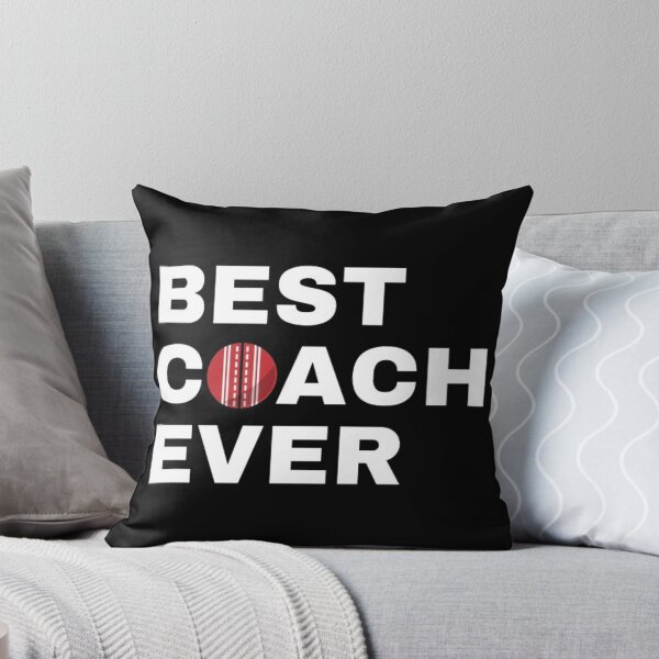 Item preview, Best Coach Ever Cricket - White designed and sold by GymWearDepot.