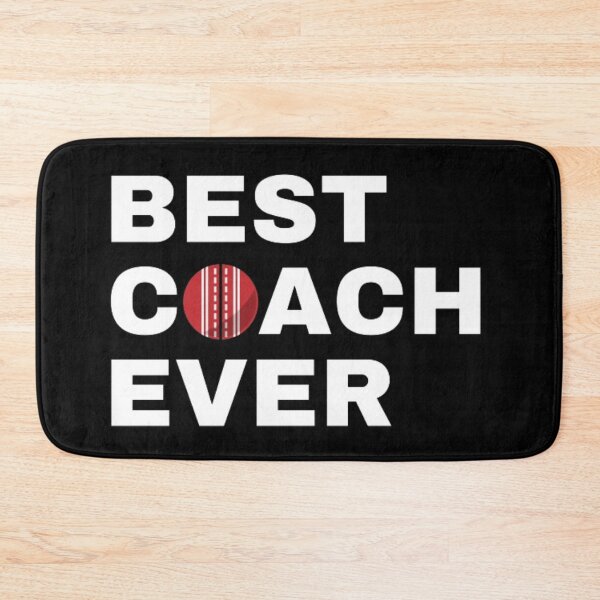 Item preview, Best Coach Ever Cricket - White designed and sold by GymWearDepot.