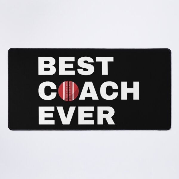 Item preview, Best Coach Ever Cricket - White designed and sold by GymWearDepot.