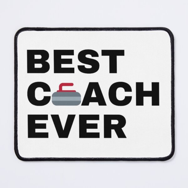 Item preview, Best Coach Ever Curling - Black designed and sold by GymWearDepot.