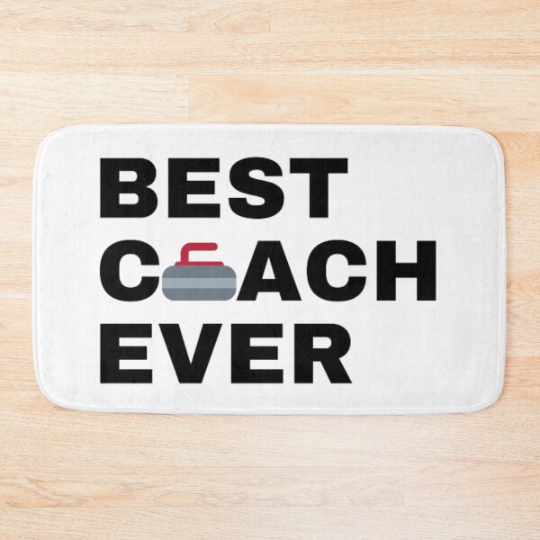 Item preview, Best Coach Ever Curling - Black designed and sold by GymWearDepot.