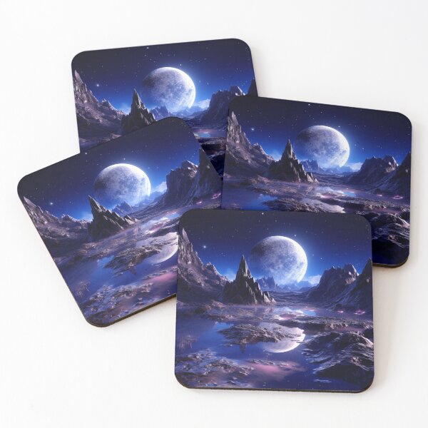 Item preview, Fantasy Landscape - Full Moon Rising designed and sold by Fantasy Masterpiece.