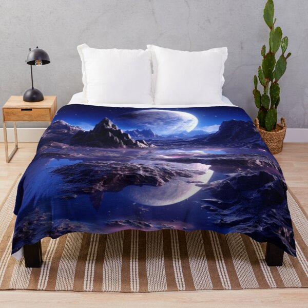 Item preview, Fantasy Landscape - Full Moon Rising designed and sold by Fantasy Masterpiece.