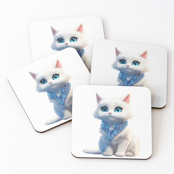 Item preview, Cat in White Cartoon character designed and sold by SpicyOne.