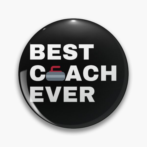 Item preview, Best Coach Ever Curling - White designed and sold by GymWearDepot.