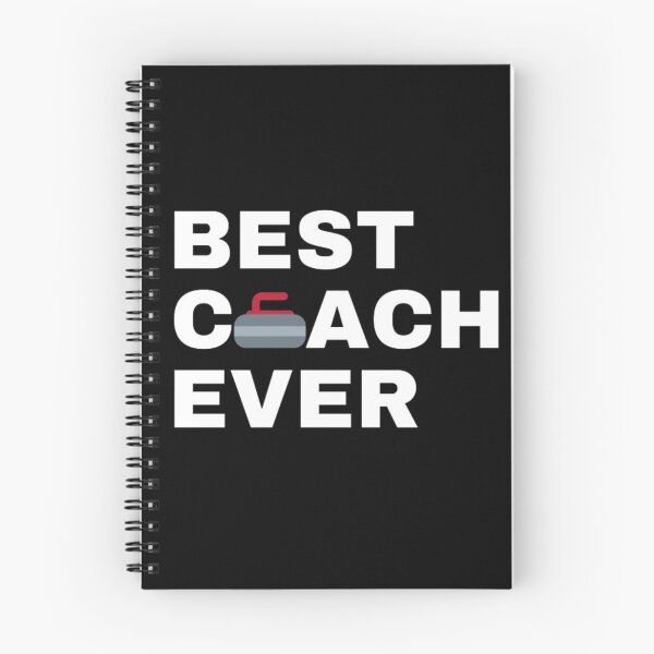 Item preview, Best Coach Ever Curling - White designed and sold by GymWearDepot.