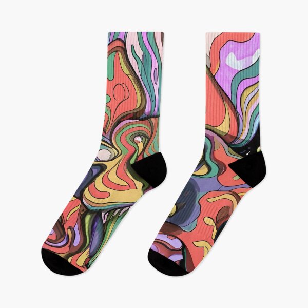 Item preview, Psychedelic Wildlife 6: Cartoon Animal Illustration in Neon Splash Art designed and sold by Kulpi6147.