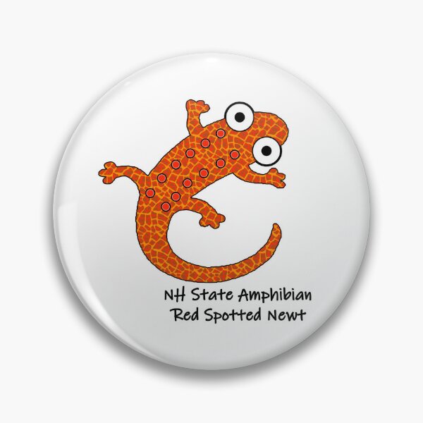 Item preview, Red Spotted Newt - New Hampshire State Amphibian designed and sold by GreenCarbon2112.