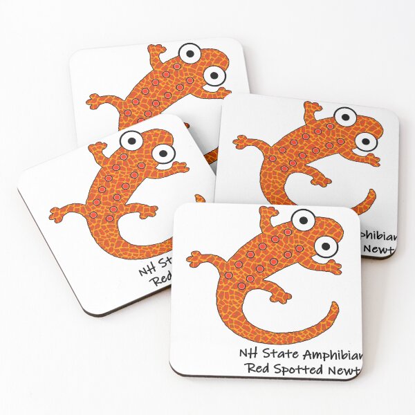 Item preview, Red Spotted Newt - New Hampshire State Amphibian designed and sold by GreenCarbon2112.
