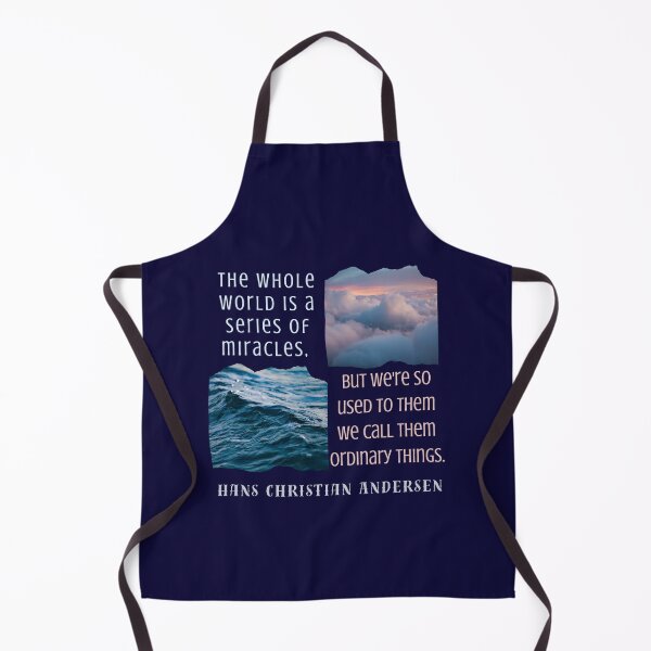 Item preview, Copy of Hans Christian Andersen quote: The whole world is a series of miracles, but we're so used to them we call them ordinary things.  designed and sold by artbleed.
