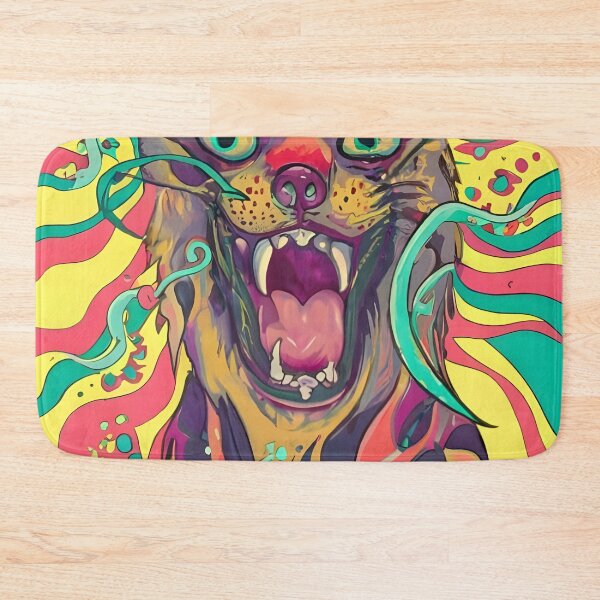 Item preview, Psychedelic Wildlife 7: Cartoon Animal Illustration in Neon Splash Art designed and sold by Kulpi6147.