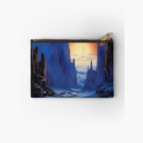 Item preview, Fantasy Landscape - Blue and Orange Canyon designed and sold by Fantasy Masterpiece.
