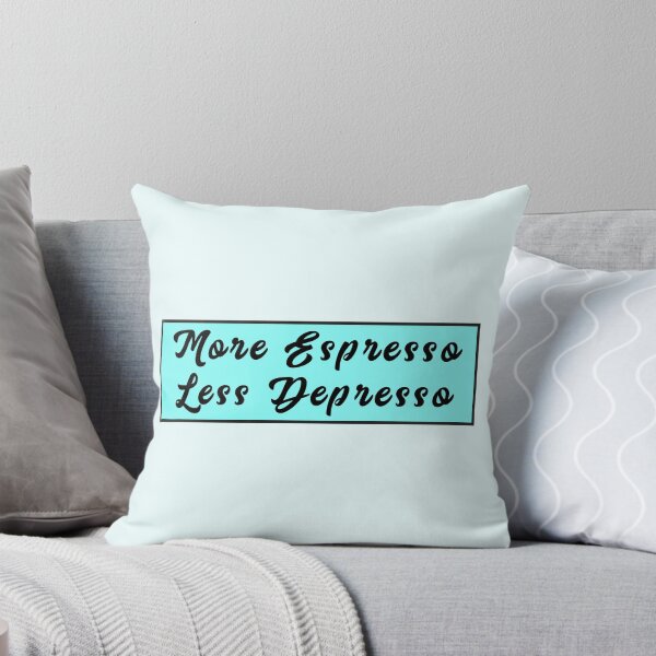 Artikelvorschau, Mehr Espresso Weniger Depresso - entworfen und verkauft von PurpleLoveStore.