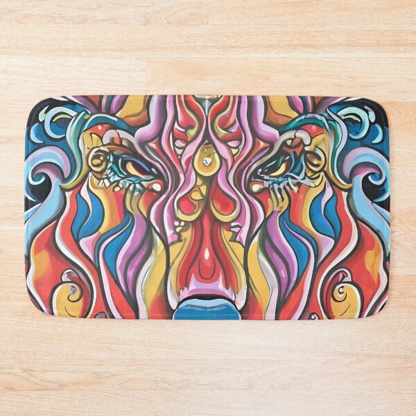Item preview, Psychedelic Wildlife 8: Cartoon Animal Illustration in Neon Splash Art designed and sold by Kulpi6147.