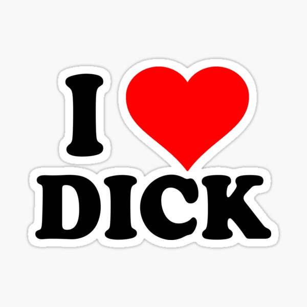 J'aime Dick Sticker