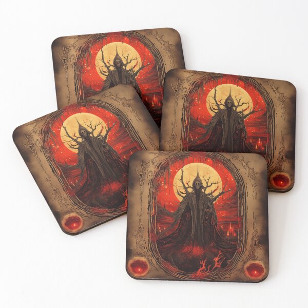 Item preview, Vintage style Horror Tarot Art Sticker 4 designed and sold by JustOkayDesigns.
