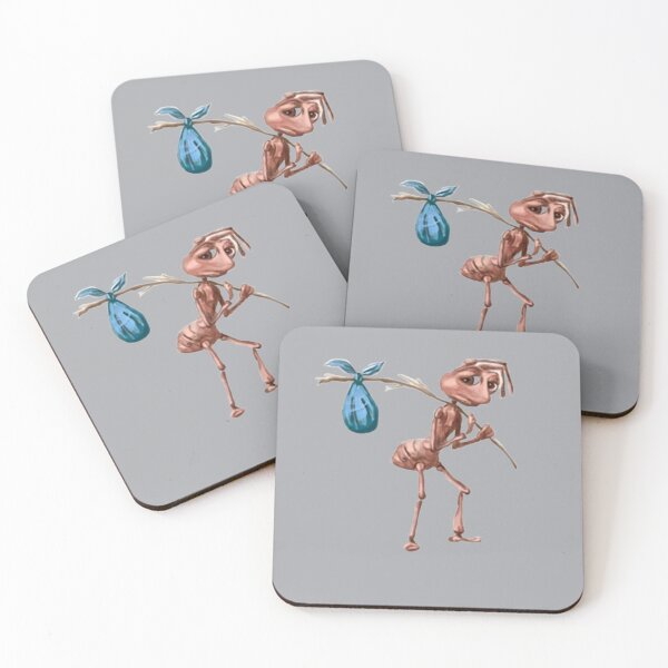 Item preview, Sad Ant With Bindle,Funny Homeless Ant designed and sold by Miumed.