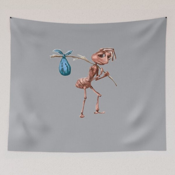 Item preview, Sad Ant With Bindle,Funny Homeless Ant designed and sold by Miumed.