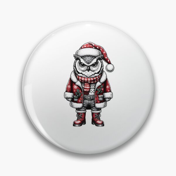 Item preview, Holiday Owl in Santa Attire designed and sold by KNAA.
