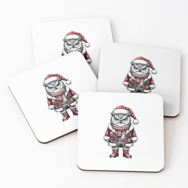 Item preview, Holiday Owl in Santa Attire designed and sold by KNAA.