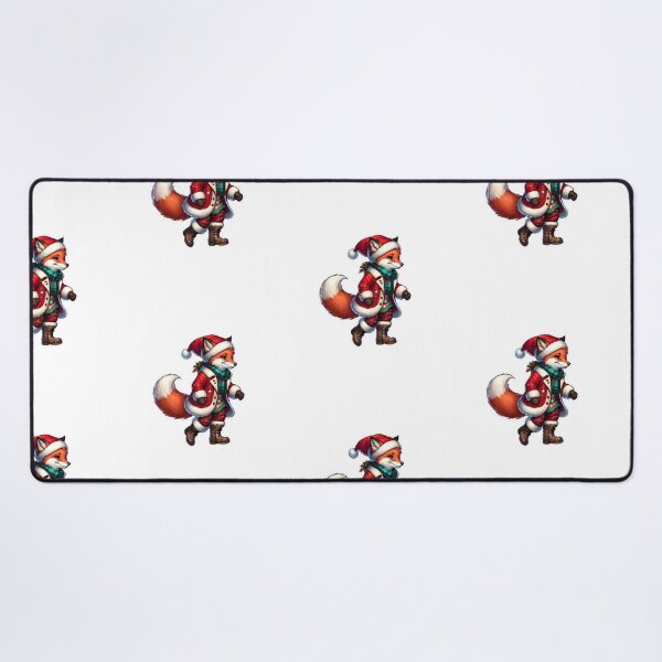 Item preview, Festive Fox in Santa Outfit designed and sold by KNAA.