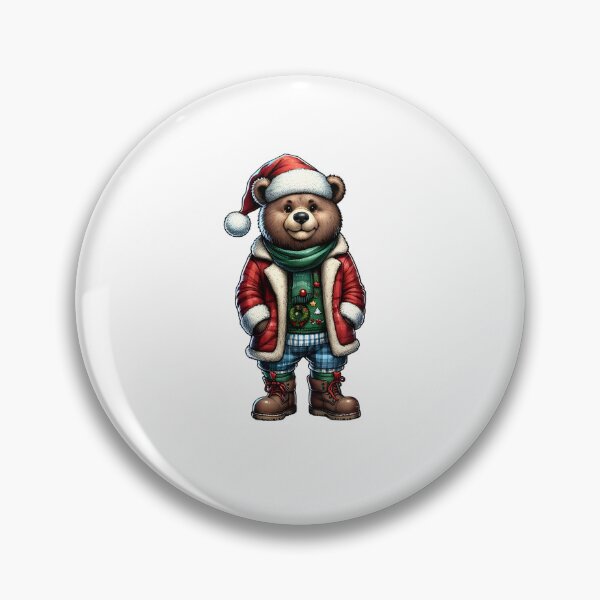Item preview, Holiday Bear in Santa Outfit designed and sold by KNAA.