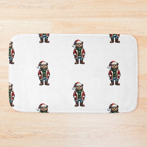 Item preview, Holiday Bear in Santa Outfit designed and sold by KNAA.