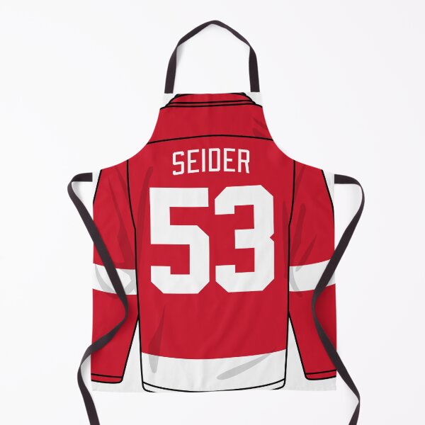 Item preview, Moritz Seider Detroit jersey designed and sold by Tarroi.