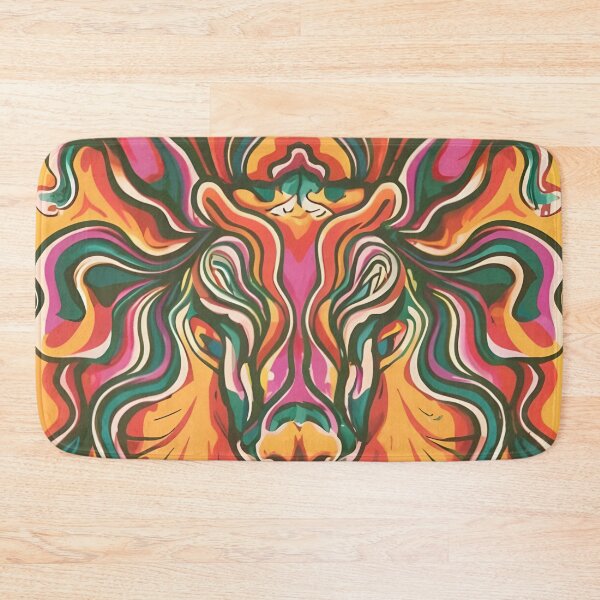 Item preview, Psychedelic Wildlife 12: Cartoon Animal Illustration in Neon Splash Art designed and sold by Kulpi6147.