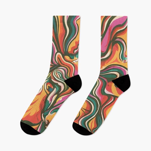 Item preview, Psychedelic Wildlife 12: Cartoon Animal Illustration in Neon Splash Art designed and sold by Kulpi6147.